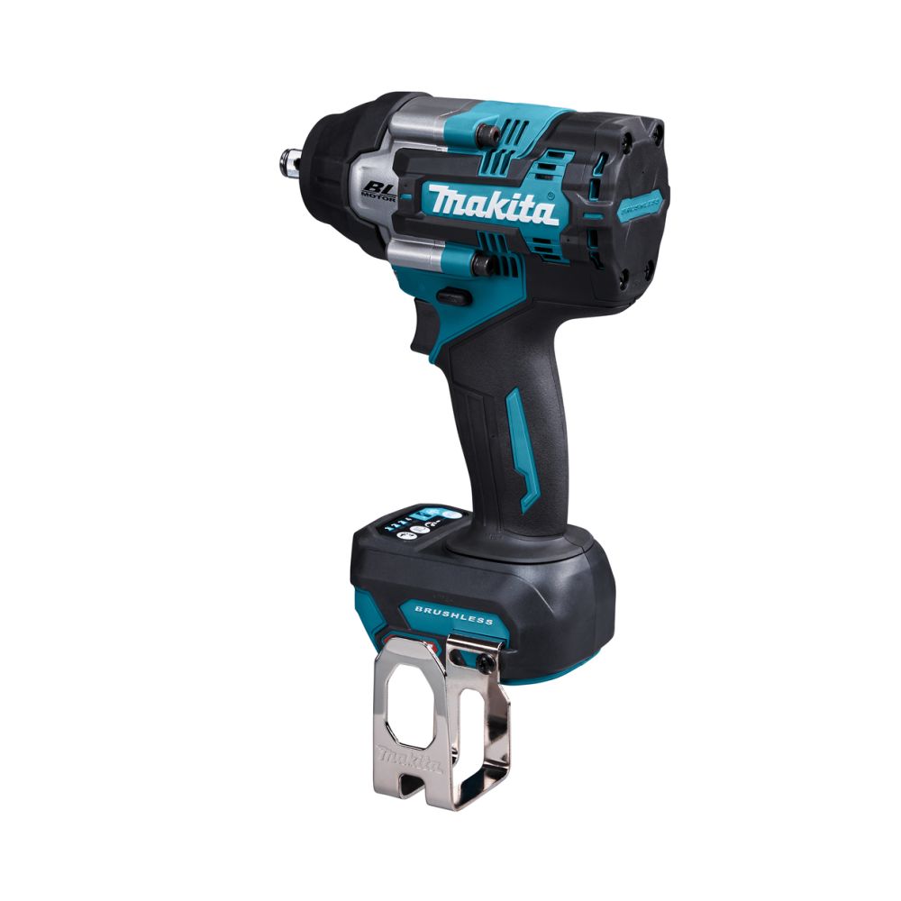 Набор аккумуляторного инструмента Makita, 40 В: угловая шлифмашина GA005GZ + ударный гайковерт TW007GZ, с АКБ 4 Ач и быстрым ЗУ 6 А (PT1421)