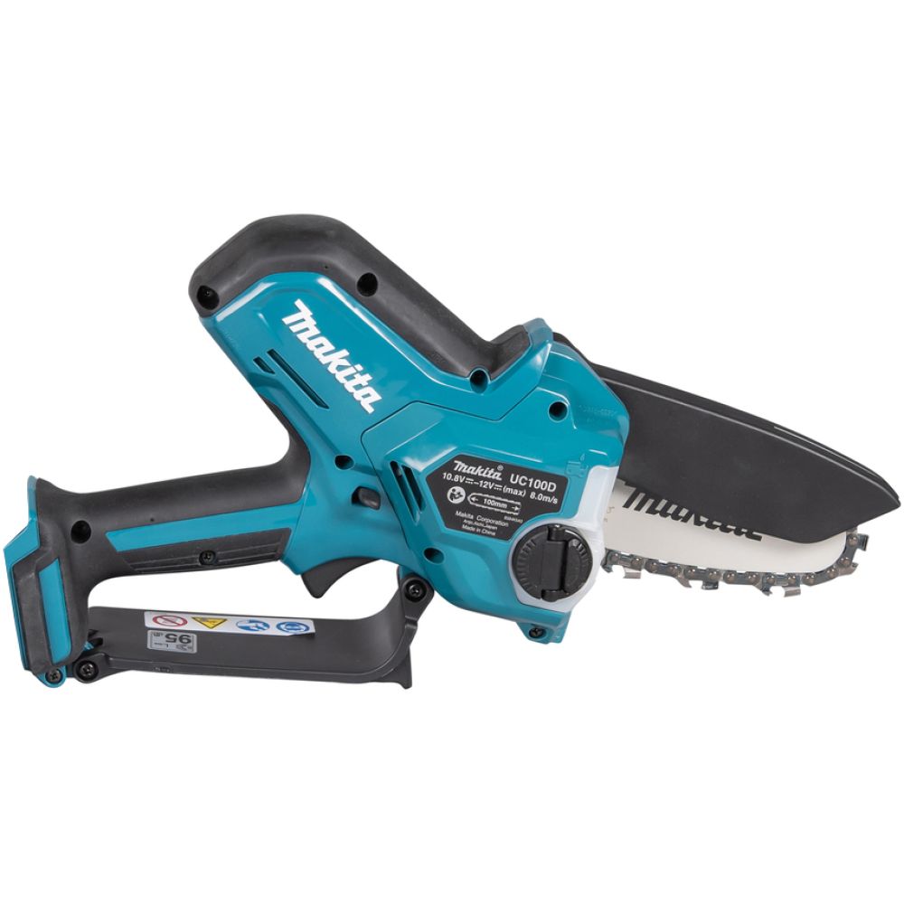 Аккумуляторная цепная пила Makita UC100DZ, 12 В, 10 см, 8 м/с, без АКБ и ЗУ