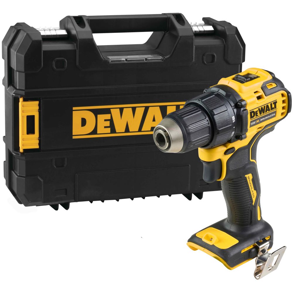 Аккумуляторная дрель-шуруповерт DEWALT DCD708NT, 18 В, 1650 об/мин, без АКБ и ЗУ, в кейсе TSTAK (DCD708NT-XJ)
