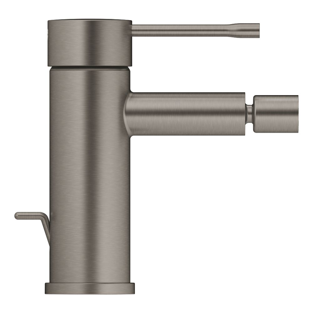 Смеситель для биде GROHE Essence с донным клапаном, темный графит матовый (24178AL1)