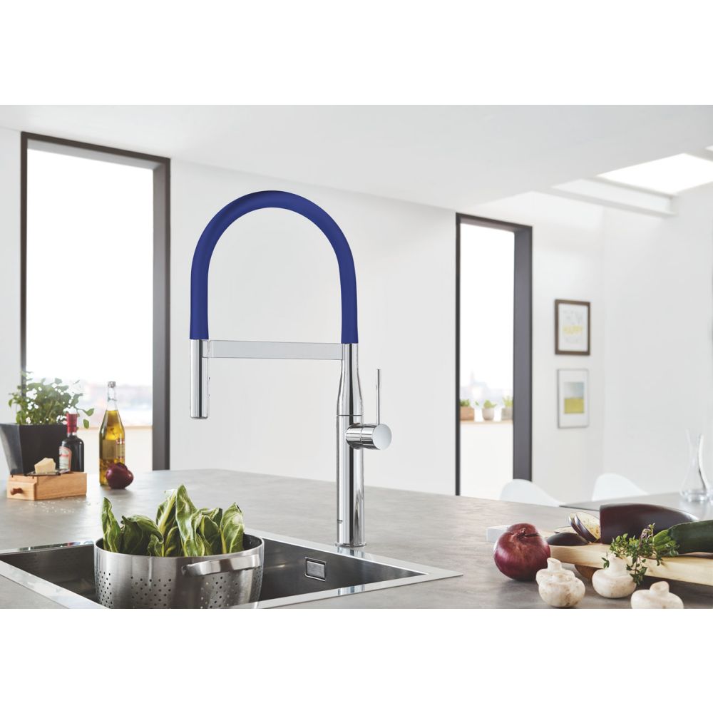 Гибкий шланг GROHE GROHFlexx для смесителя Essence, синий (30321TY0)