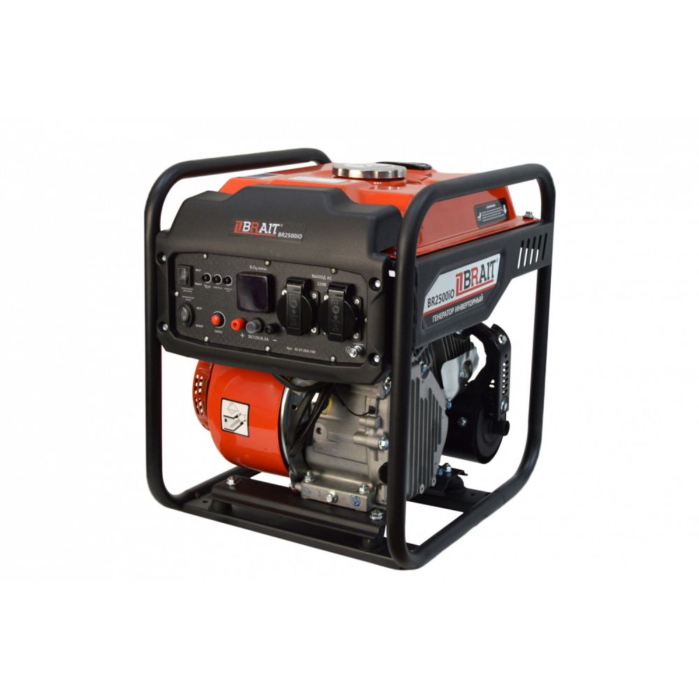Генератор бензиновый инверторный Brait BR2500iO, 2.2 кВт, 212 см³, 02.01.066.100