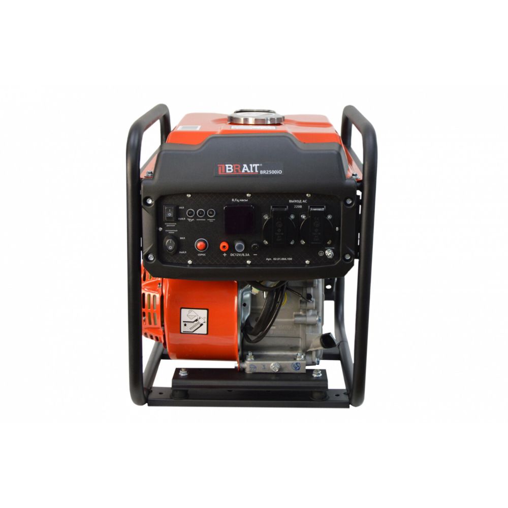Генератор бензиновый инверторный Brait BR2500iO, 2.2 кВт, 212 см³, 02.01.066.100