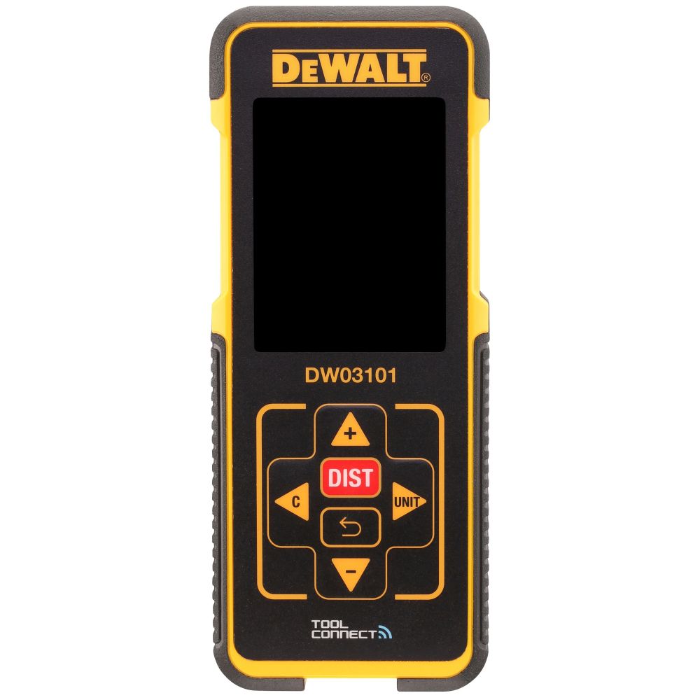 Лазерный дальномер DEWALT DW03101, на батарейках, красный луч, 80 м (DW03101-XJ)
