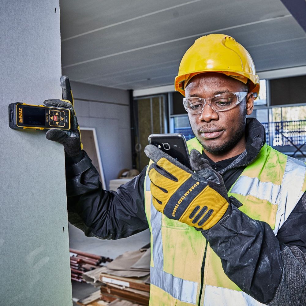 Лазерный дальномер DEWALT DW03101, на батарейках, красный луч, 80 м (DW03101-XJ)