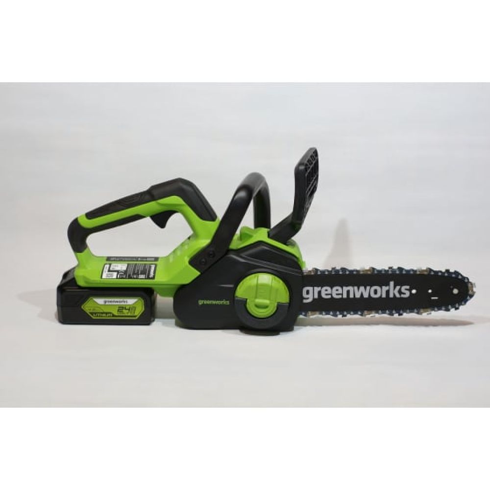Цепная пила аккумуляторная Greenworks, 24V, 25 см, без АКБ и ЗУ, 2007707