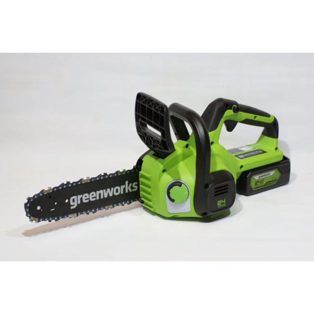 Цепная пила аккумуляторная Greenworks, 24V, 25 см, без АКБ и ЗУ, 2007707