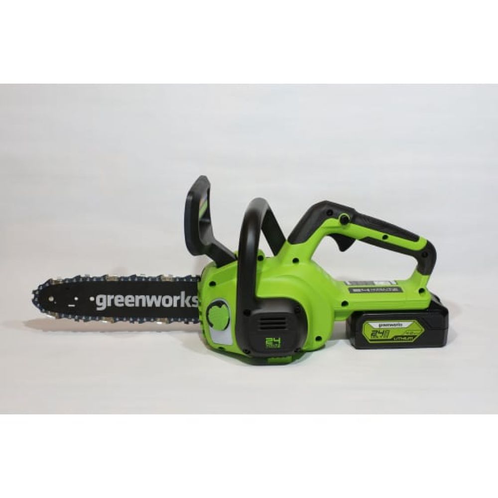 Цепная пила аккумуляторная Greenworks, 24V, 25 см, без АКБ и ЗУ, 2007707
