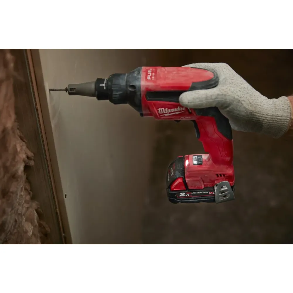 Аккумуляторный шуруповерт Milwaukee M18 FSG-0X, для гипсокартона, 18 В, 13 Нм, 4500 об/мин, без АКБ и ЗУ, в кейсе, 4933459201