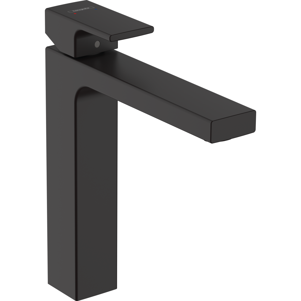 Смеситель для раковины hansgrohe Vernis Shape 190, без сливного гарнитура 71591670, матовый черный