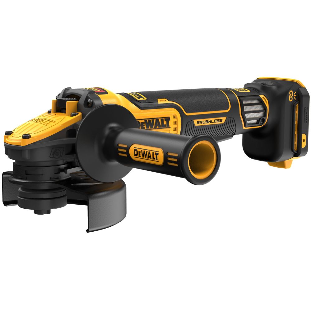 Аккумуляторная угловая шлифмашина DEWALT DCG416VSP1, 18 В, 125 мм, 9000 об/мин, с АКБ 5 Ач и ЗУ (DCG416VSP1N-XJ)