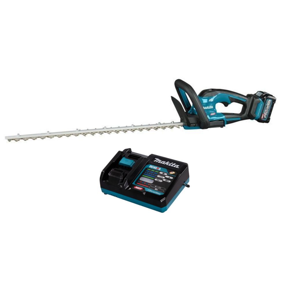 Аккумуляторный кусторез Makita UH021GD101, 40 В, 60 см, 4200 ход/мин, с АКБ 2.5 Ач и ЗУ