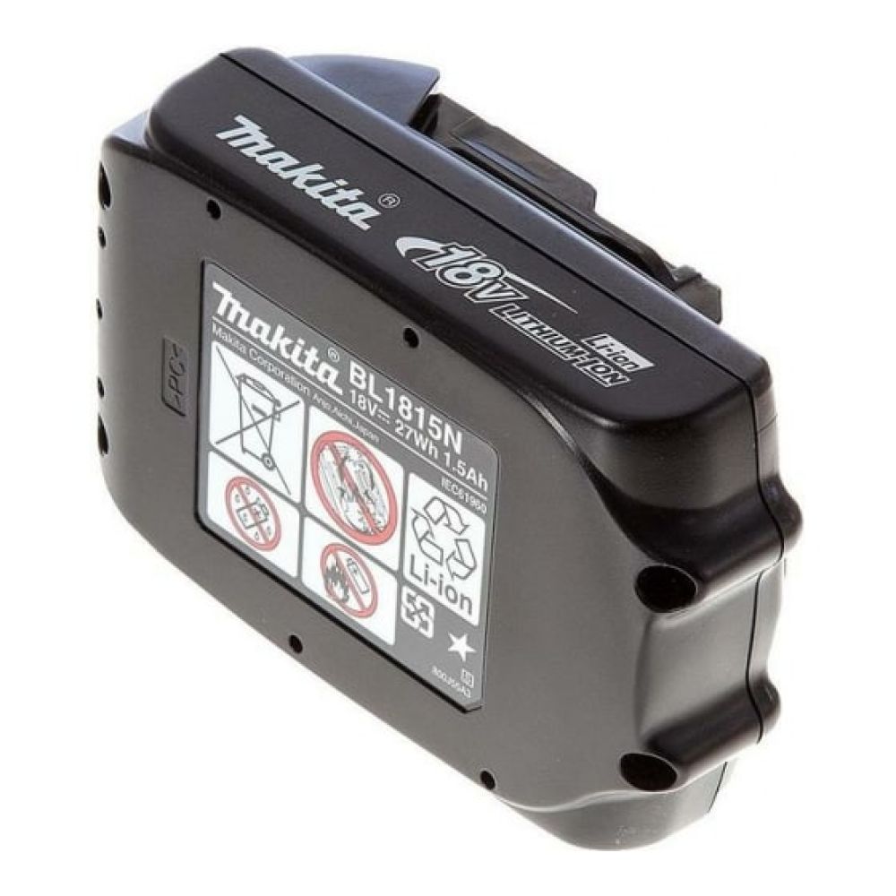 Набор Makita PSK MKP1SY182: 2 АКБ BL1815N, Li-Ion, 18 В, 1.5 Ач и зарядное устройство DC18SD, 7.2-18 В, 2.6 А, в кейсе MakPac, 197143-8