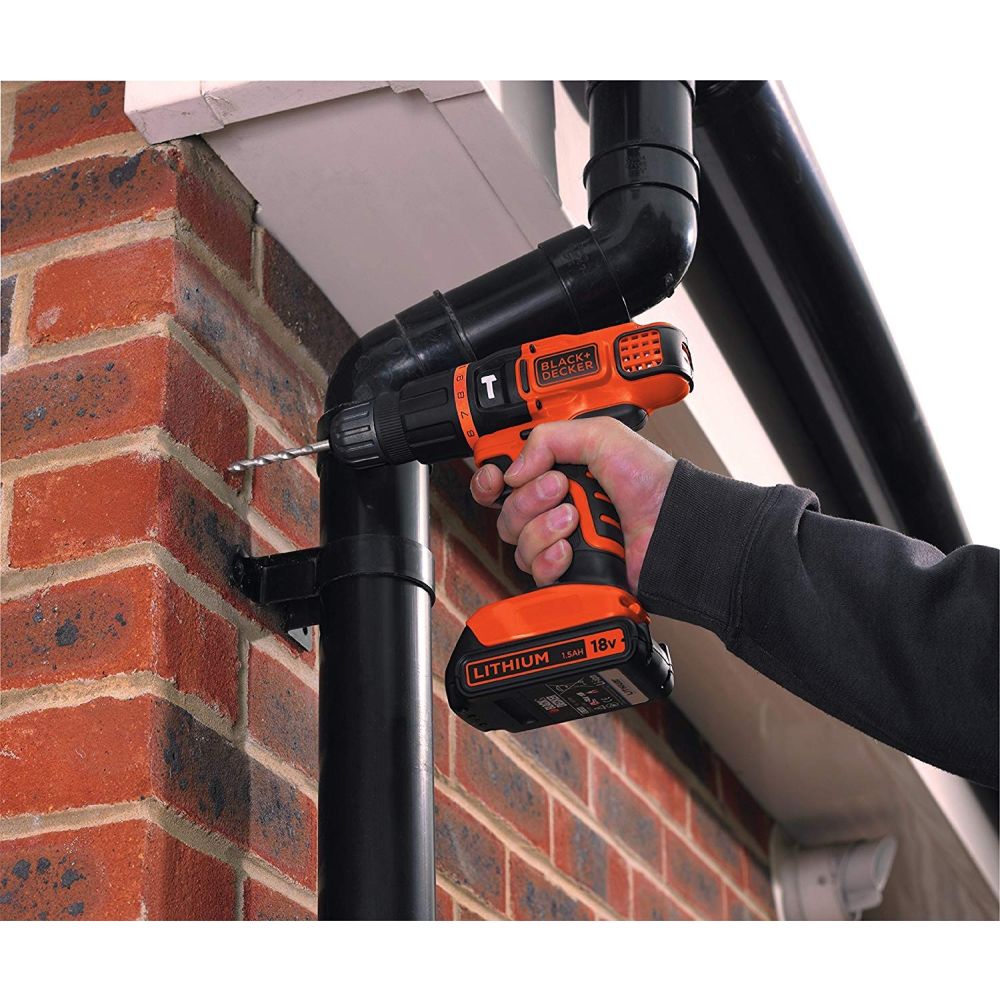 Аккумуляторная ударная дрель-шуруповерт BLACK+DECKER BDCH188N, без аккумулятора и з\у