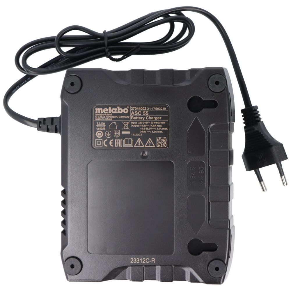 Зарядное устройство Metabo ASC 55, 12/14.4/18/36, 4 A (627044000)