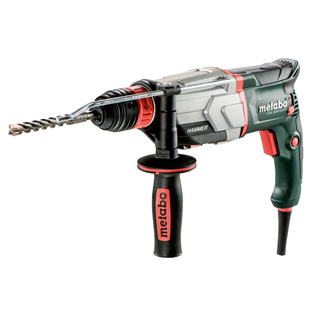 Перфоратор Metabo KHE 2860 Quick, 880 Вт, 3.2 Дж, 4400 уд/мин, в кейсе metaBOX (600878500)