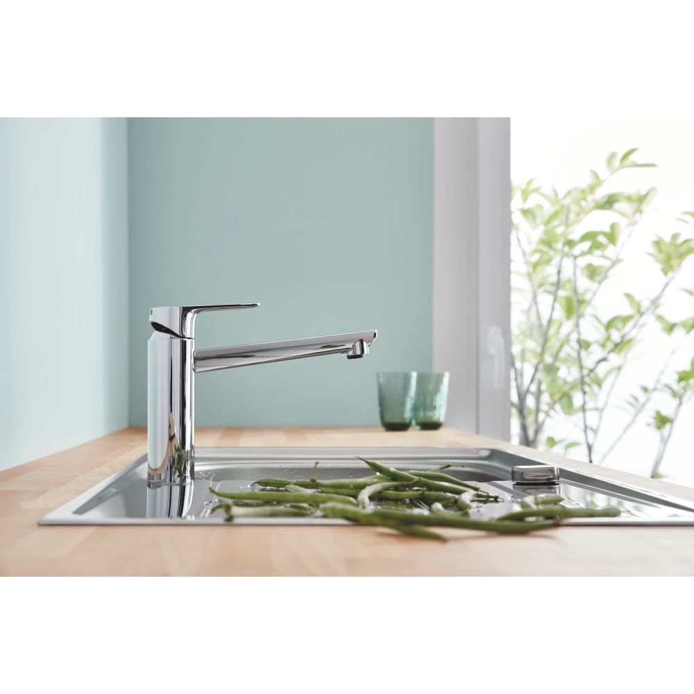 Смеситель для кухни GROHE BauEdge, хром (31693000)