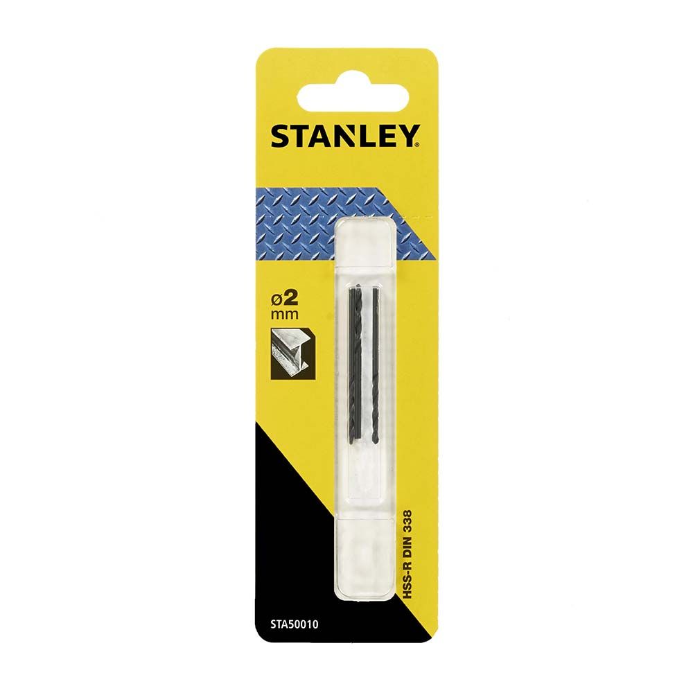 Сверло по металлу HSS-R STANLEY STA50010, 2x49x24 мм, 3шт