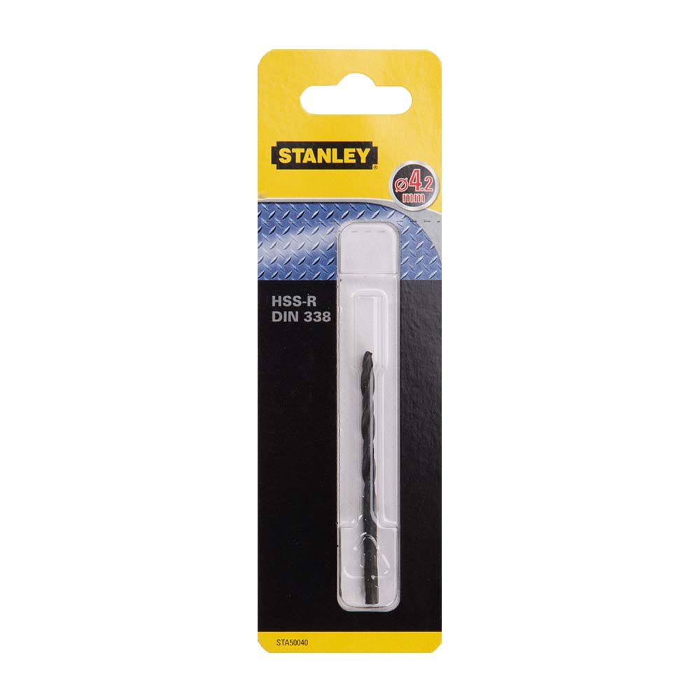 Сверло по металлу HSS-R STANLEY STA50040, 4.2x75x43 мм
