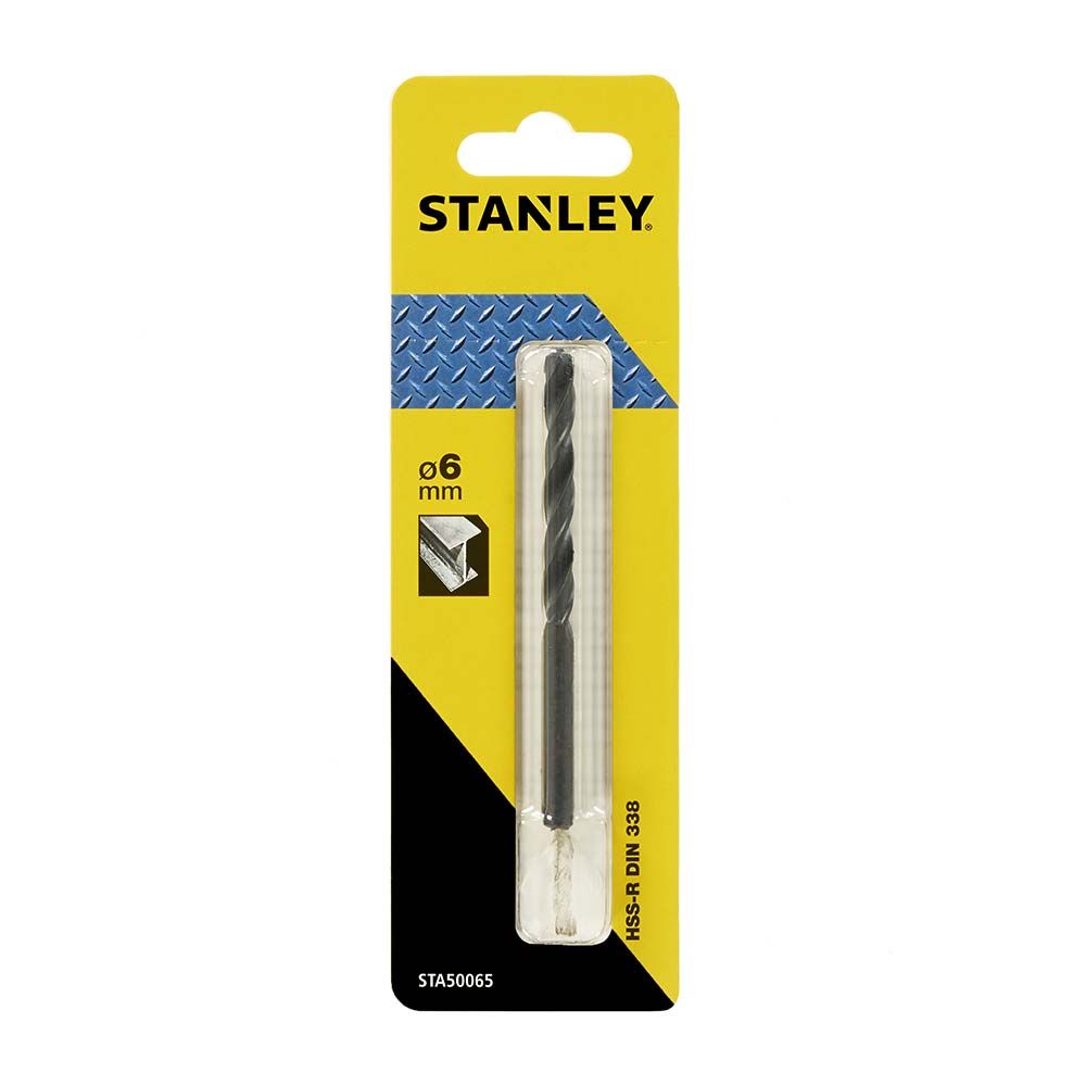 Сверло по металлу HSS-R STANLEY STA50065, 6x93x57 мм