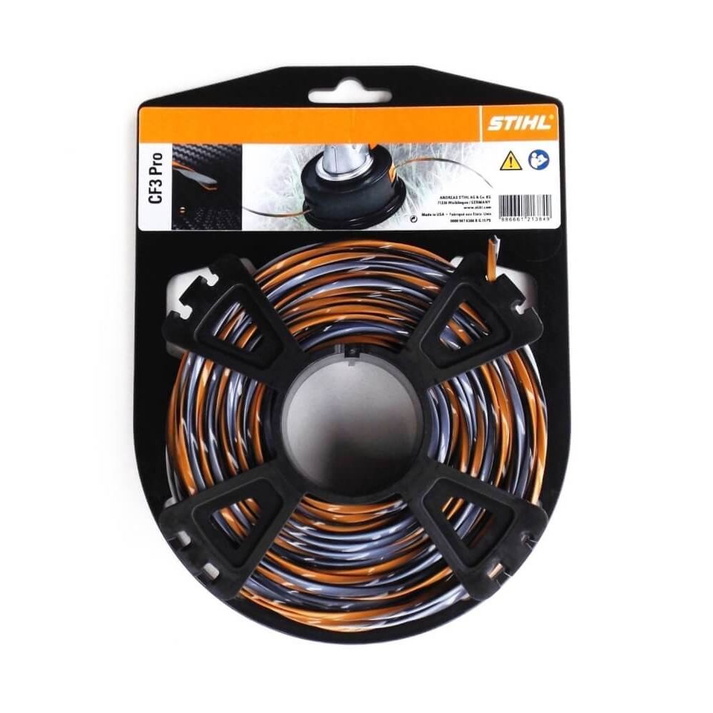 Леска для триммера Stihl 3,0 мм (21 м) Carbon квадратная витая , 00009304302