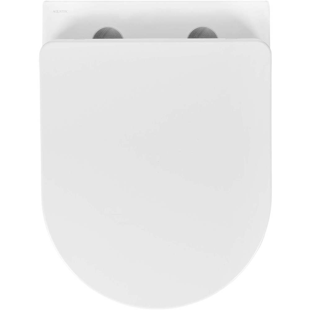 Унитаз Aquatek МИЯ подвесной с сиденьем с микролифтом, белый AQ2004-00