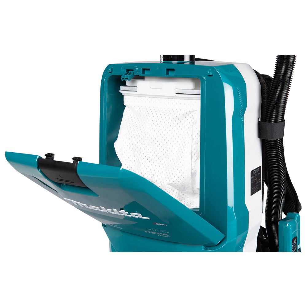 Аккумуляторный ранцевый пылесос Makita VC012G, 40 В, 6 л, с АКБ 5 Ач, без ЗУ (DUST-KITM9)