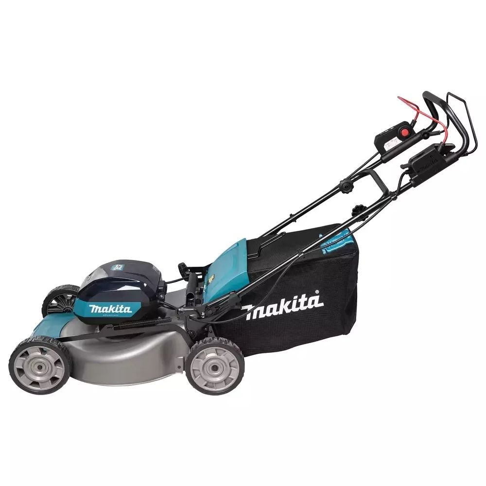 Аккумуляторная газонокосилка Makita XGT 2x40 В, 53 см, 70 л, с 2 АКБ 5 Ач и ЗУ, LM002GT201