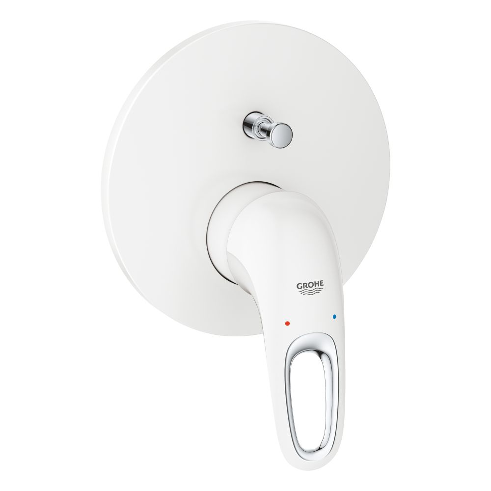 Внешняя часть смесителя для ванны GROHE Eurostyle, белая луна (24049LS3)