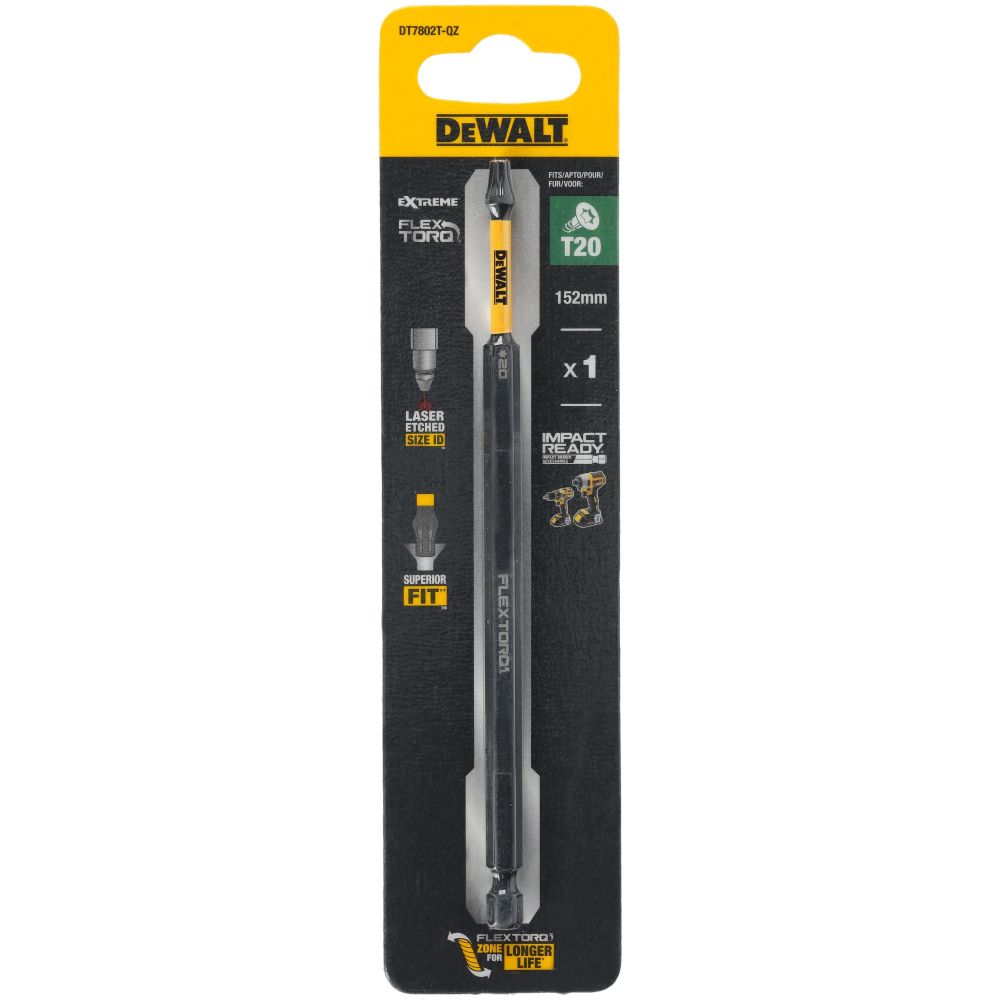Бита DEWALT DT7802T, T20, 152 мм (DT7802T-QZ)