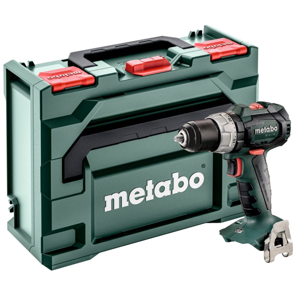 Аккумуляторная ударная дрель-шуруповерт Metabo SB 18 LT BL, 18 В, 2100 об/мин, 31950 уд/мин, без АКБ и ЗУ, в кейсе metaBOX