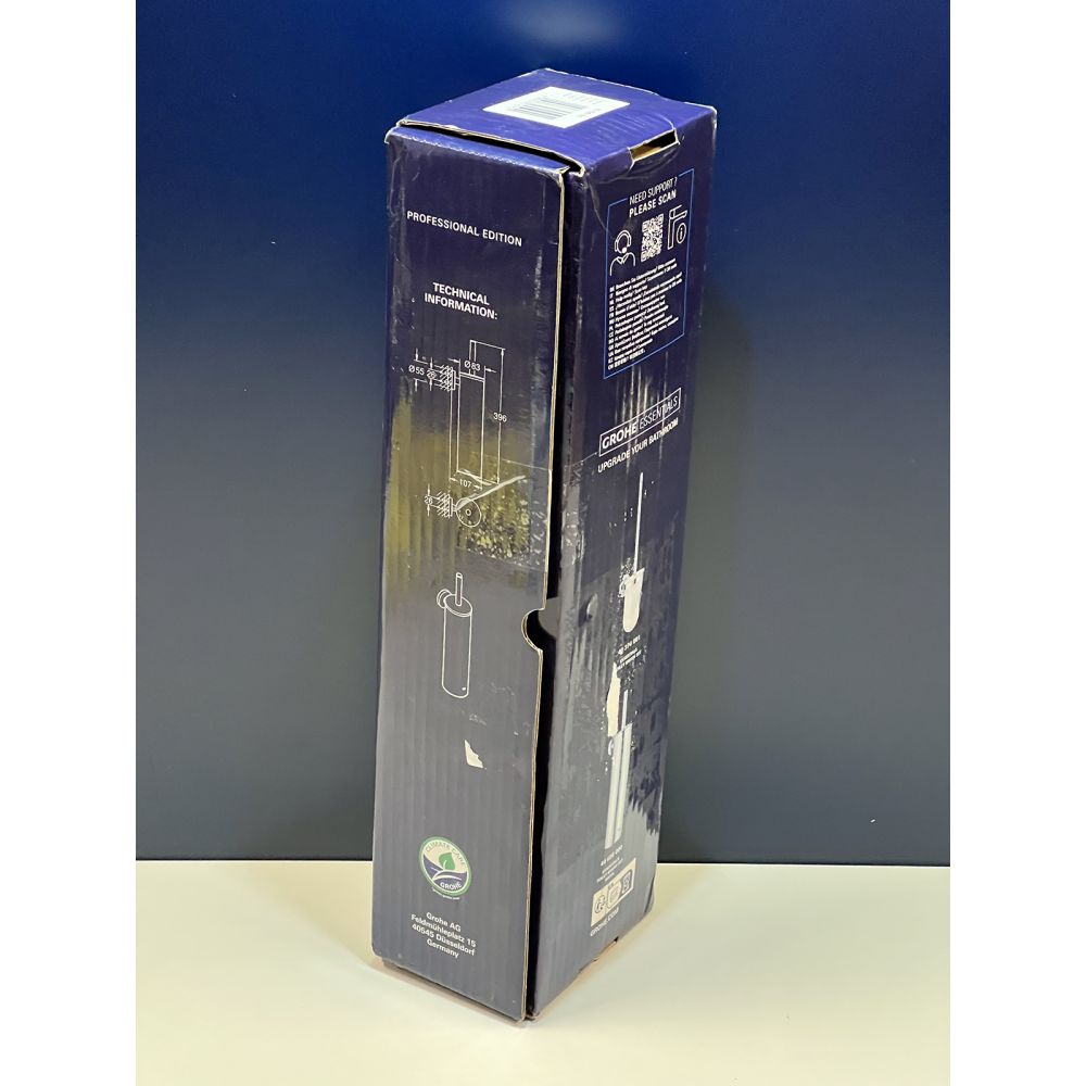 Туалетный ёршик GROHE Essentials с держателем, хром (40696000/U), уцененный товар