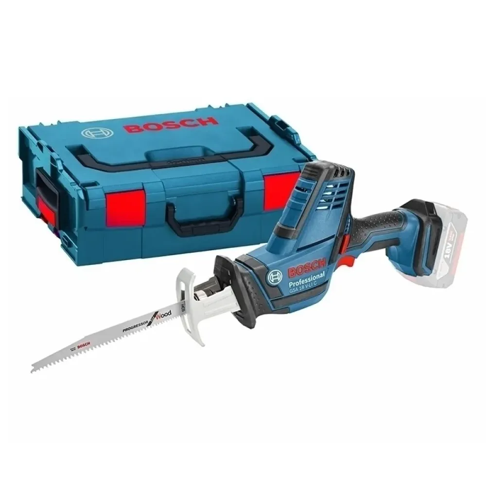 Аккумуляторная сабельная пила Bosch GSA 18 V-LI С, 18 В, 3050 ход/мин, 21 мм, без АКБ и ЗУ (0.601.6A5.001)