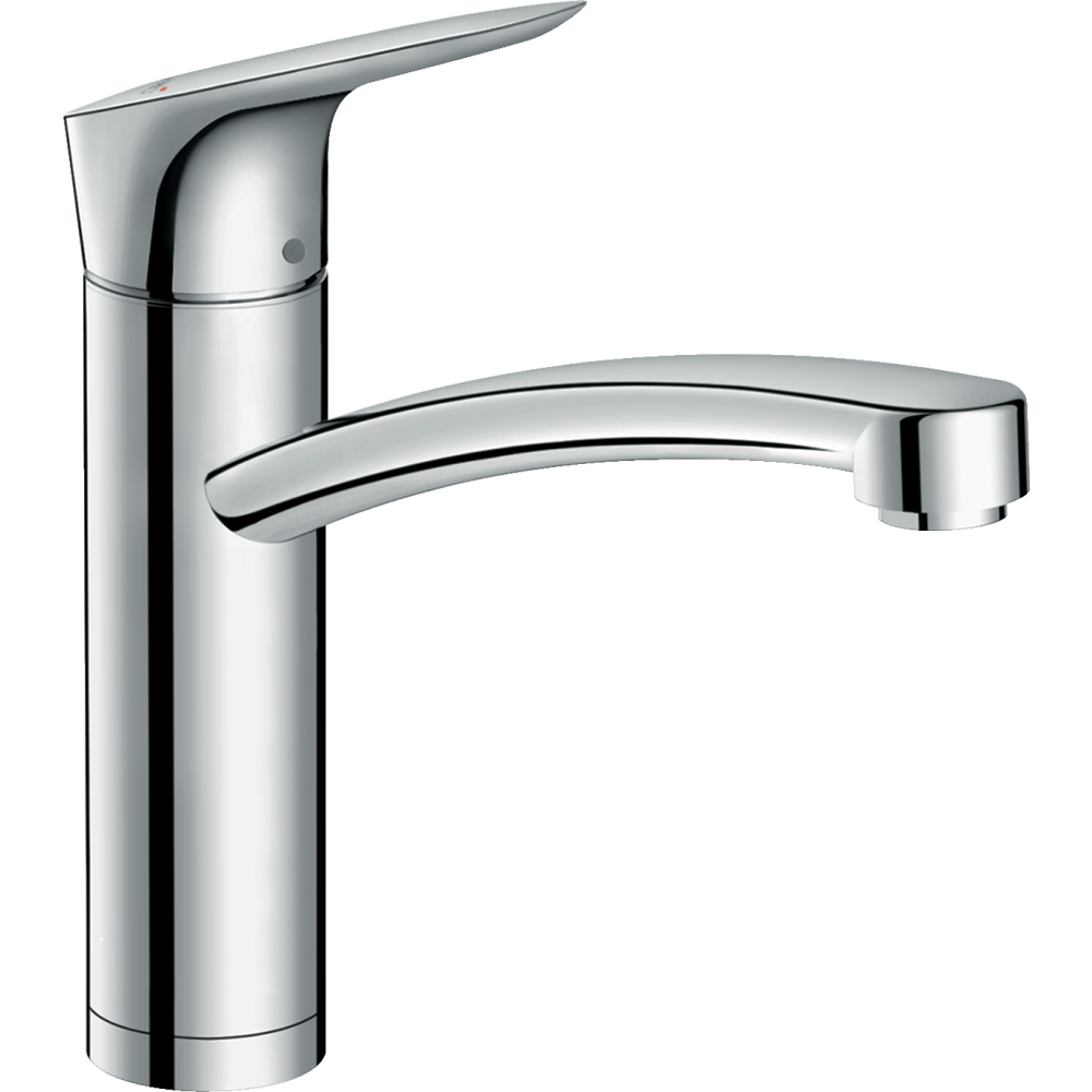 Смеситель для кухонной мойки hansgrohe Logis M31 160, для установки перед окном 71833000, хром