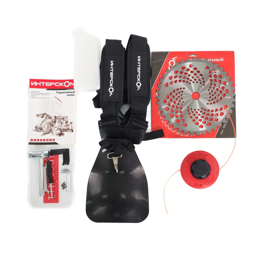 Кусторез бензиновый ИНТЕРСКОЛ КБ-44/52ВВ, 1.6 кВт, 25.4 см, 7500 ход/мин (910.0.0.40)