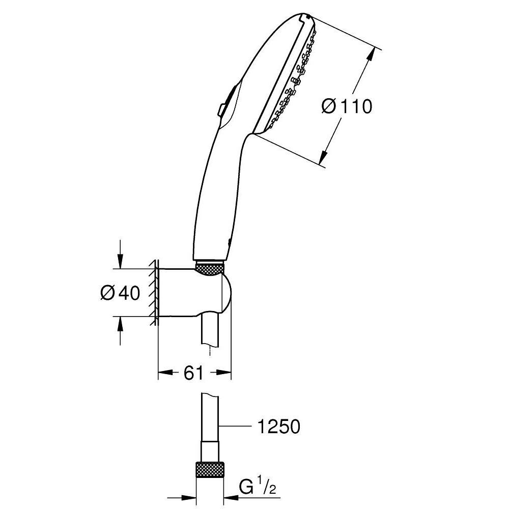 Готовый комплект для ванной комнаты GROHE Eurosmart (NB0039)