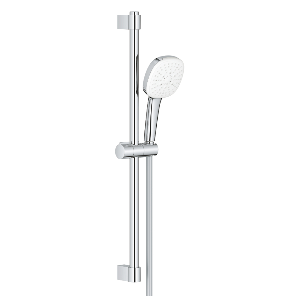 Душевой гарнитур GROHE Tempesta Cube 110, 3 режима струи, душевая штанга 600 мм, 13,5 л/мин, хром (27786003)