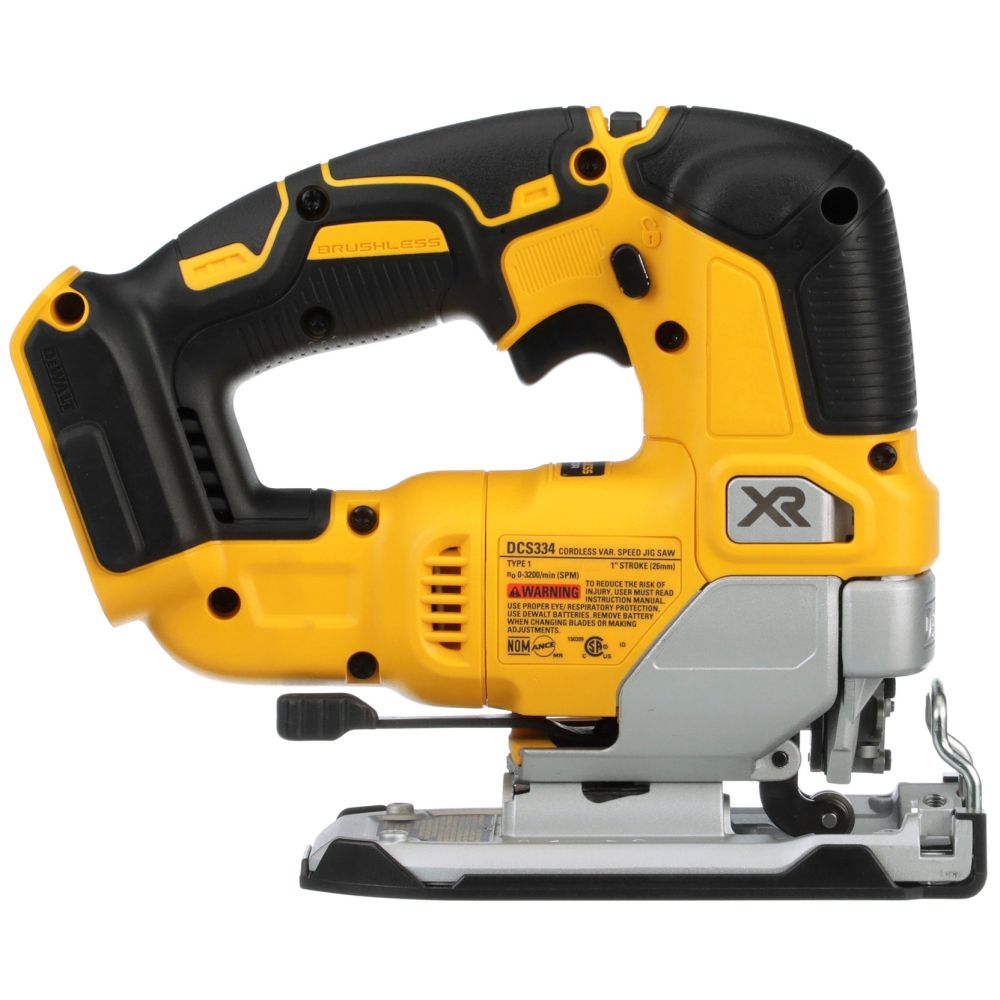Аккумуляторный лобзик DEWALT DCS334P1, 18 В, 3200 ход/мин, 26 мм, с АКБ 5 Ач и ЗУ (DCS334P1N-XJ)