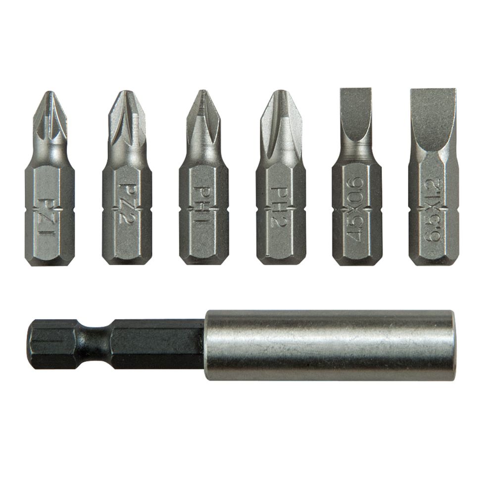 Набор из 7-ми отверточных вставок BLACK+DECKER BDHT0-70669