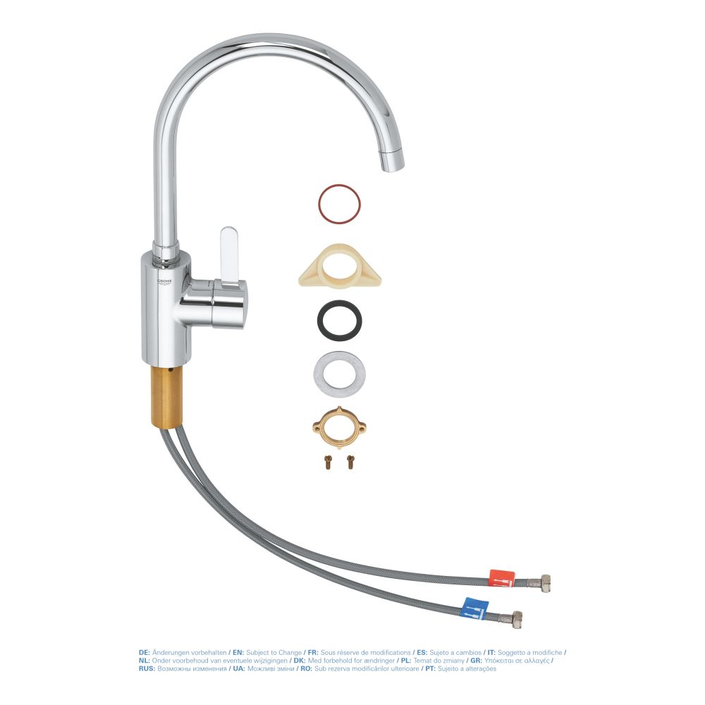 Смеситель для кухни GROHE Eurosmart Cosmopolitan, хром (32843002)