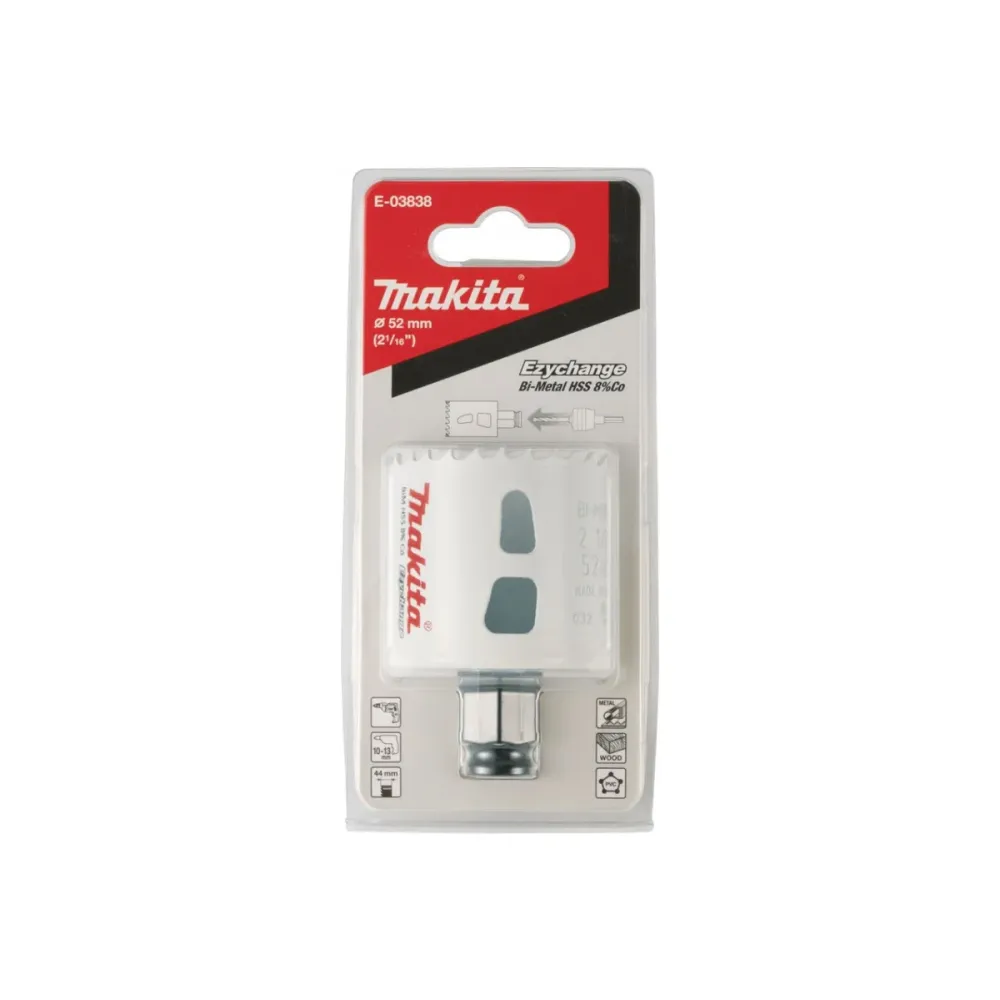 Коронка Makita BI-M Ezychange, 52x44 мм (E-03838)