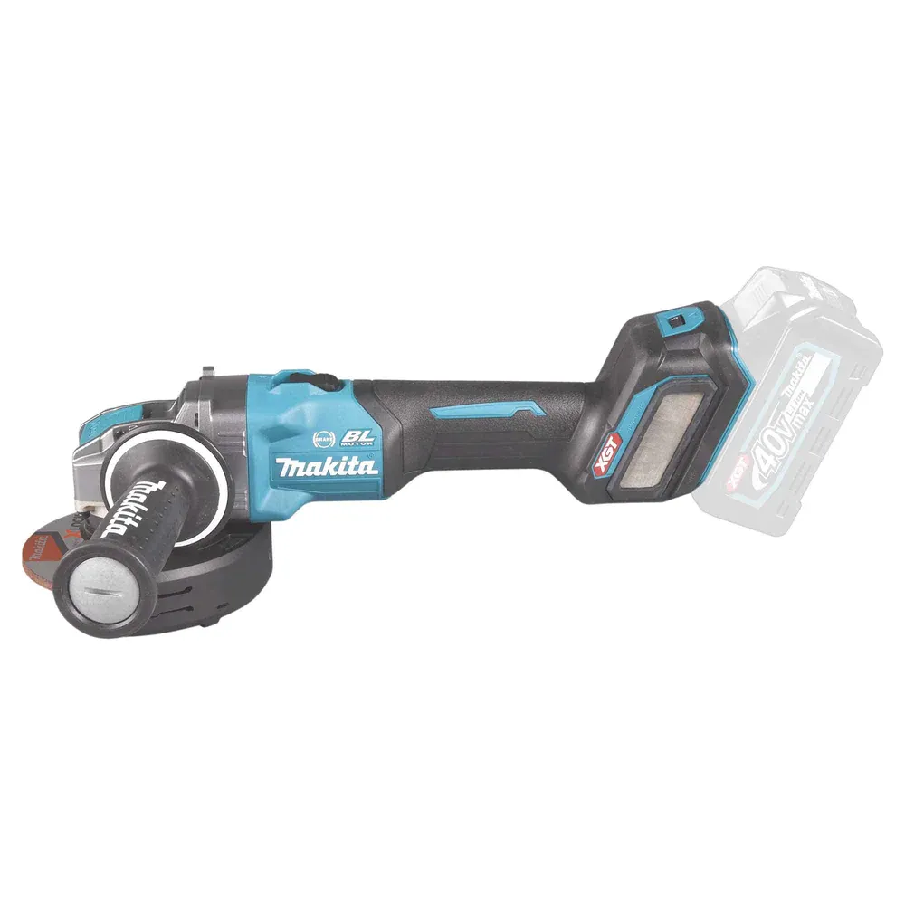 Аккумуляторная угловая шлифмашина Makita GA041GZ01, 40 В, 125 мм, 8500 об/мин, без АКБ и ЗУ, в кейсе