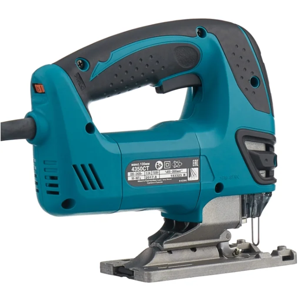 Лобзик Makita 4350CT, 720 Вт, 2800 ход/мин, 26 мм, в кейсе