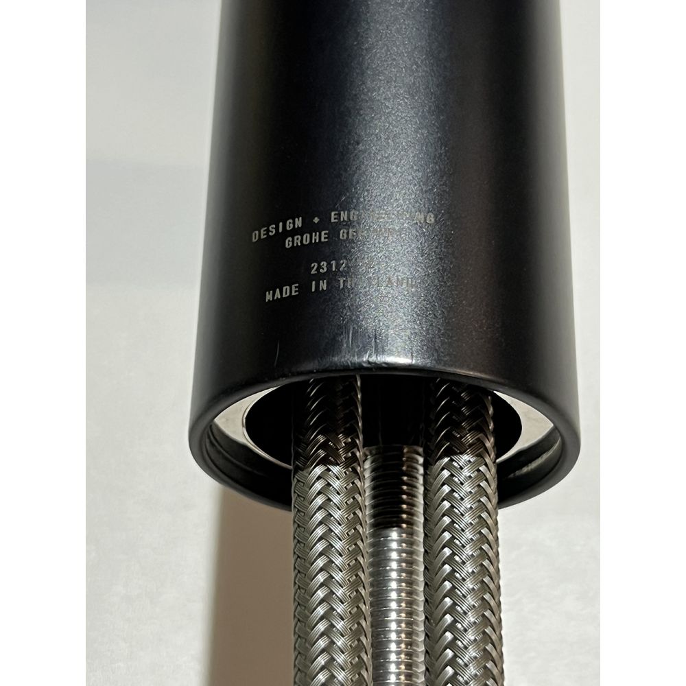 Смеситель для раковины GROHE Eurosmart, S-size, матовый чёрный (324672433/U), уцененный товар