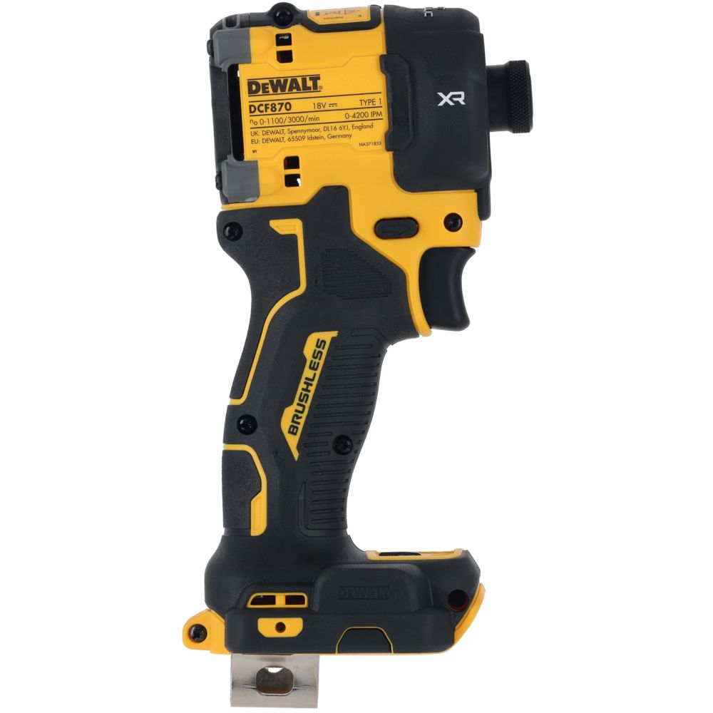 Аккумуляторный масляный шуруповерт DEWALT DCF870P1, 18 В, 56 Нм, 4200 уд/мин, с АКБ 5 Ач и ЗУ (DCF870P1N-XJ)