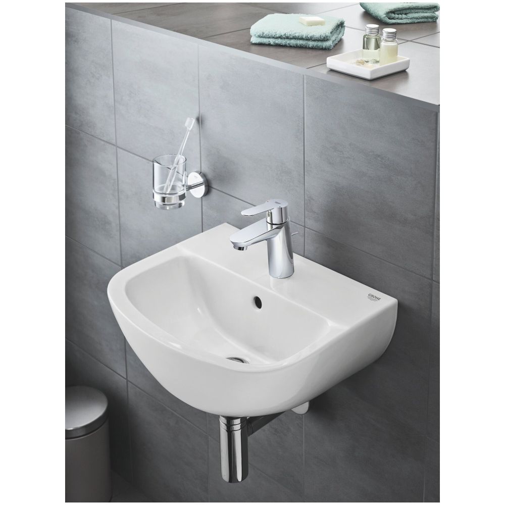 Смеситель для раковины GROHE Start Edge с донным клапаном, хром (23342000)