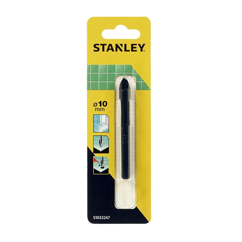 Сверло перьевое по стеклу и керамике STANLEY STA53247, 10x98 мм