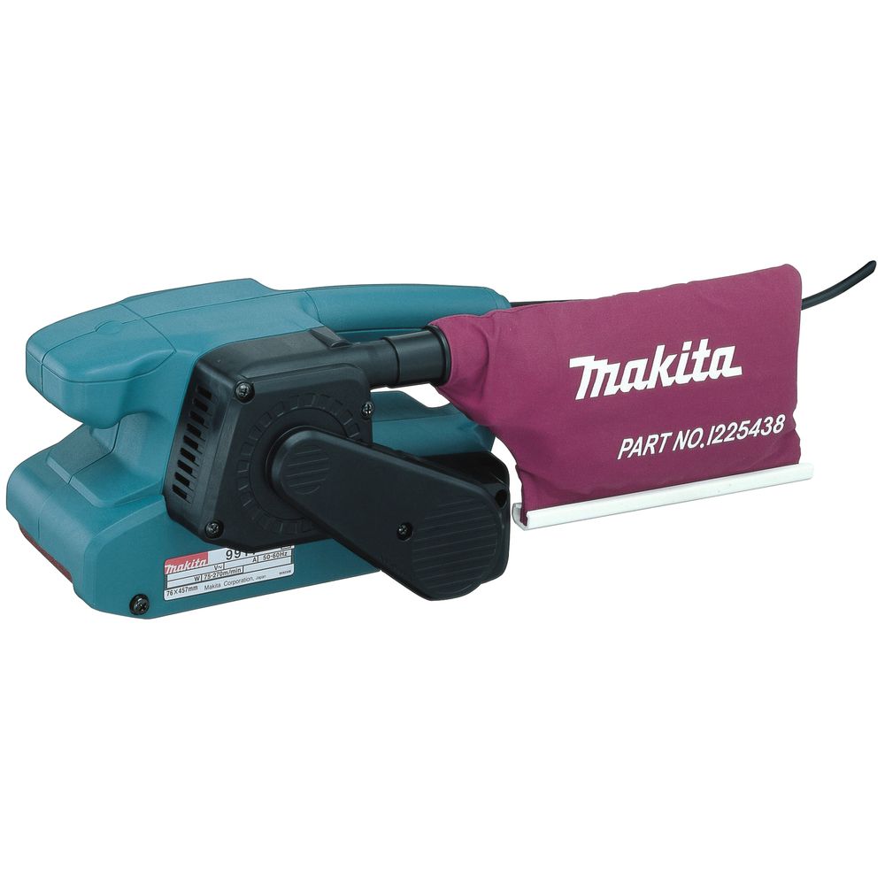 Ленточная шлифовальная машина Makita 650 Вт, 76х457 мм, 270 м/мин, 9910