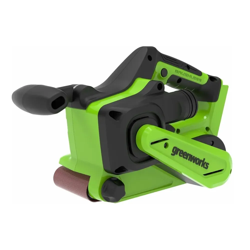 Ленточная шлифовальная машина бесщеточная аккумуляторная Greenworks, 24V, без АКБ и ЗУ, 3100607