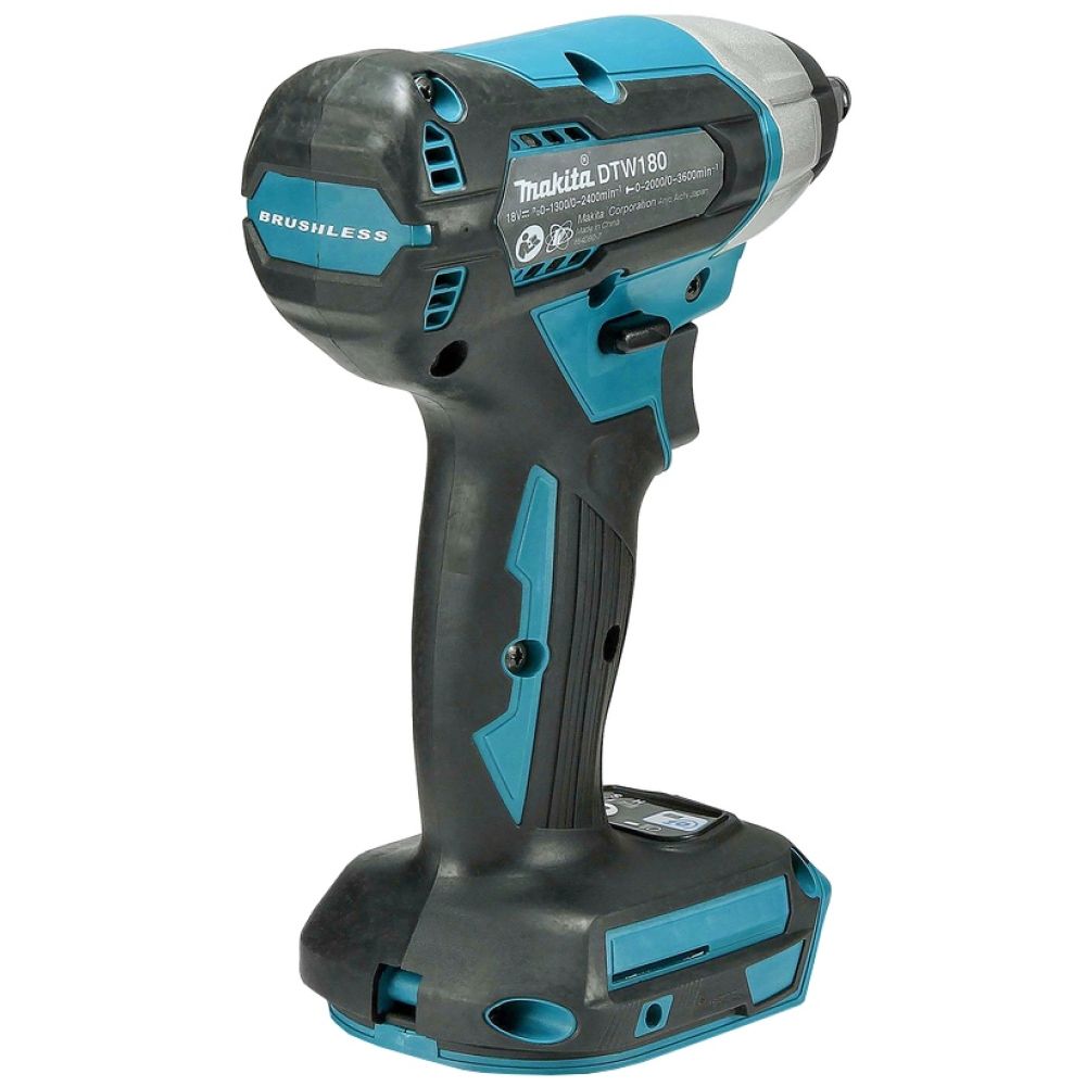 Аккумуляторный ударный гайковерт Makita DTW180Z, 18 В, 180 Нм, 3600 уд/мин, без АКБ и ЗУ